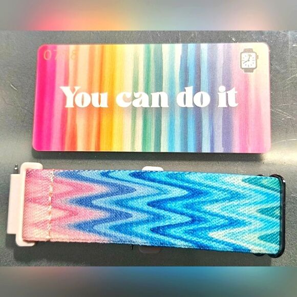 ZOX "YOU CAN DO IT" WATCHBAND 20mm ANDROID SAMSUNG GALAXY COMPATIBLE - Picture 5 of 10